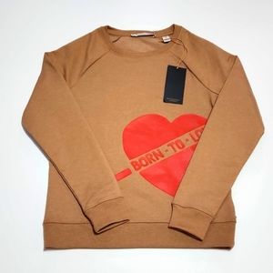 Scotch & Soda Brown 'Born to Love' Sweater